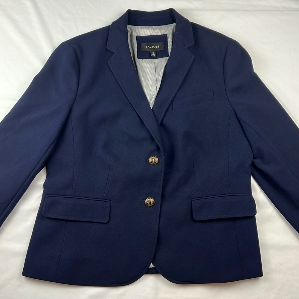 Talbots - Women’s Blazer - Size 12 - Navy